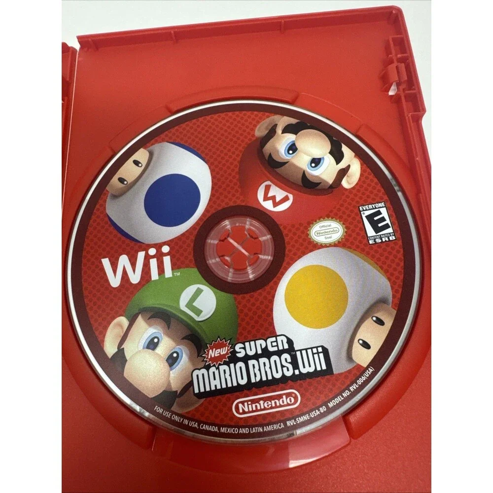 New Super Mario Bros - Nintendo Wii + US Seller TESTED WORKS GREAT